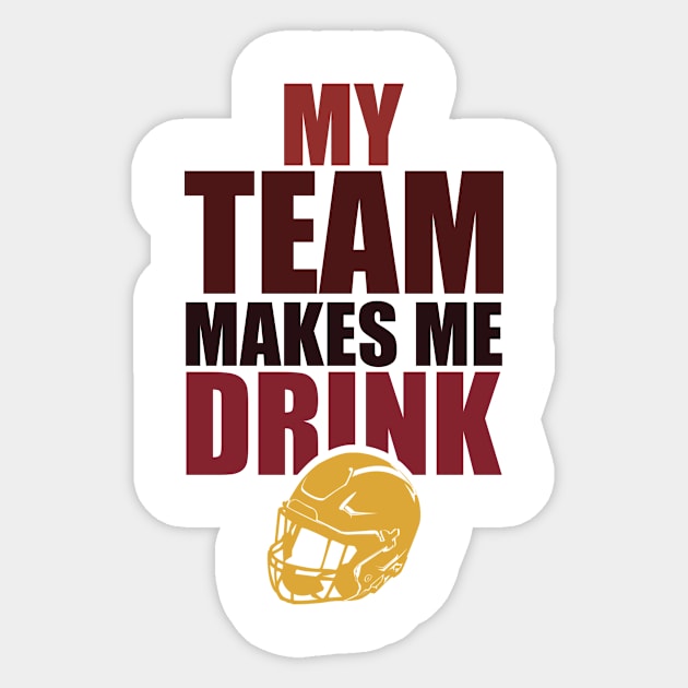 NFL Arizona Cardinals Drink Sticker by SillyShirts